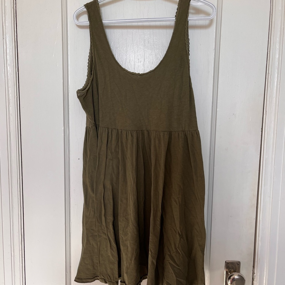 Green Babydoll Dress